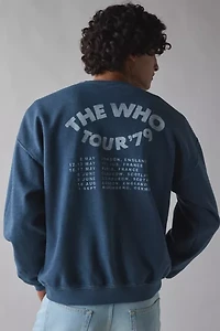 The Who ’79 Tour Graphic Crew Neck Sweatshirt