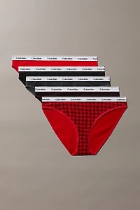 Calvin Klein Modern Logo 5-Pack Low Rise Bikini Undie