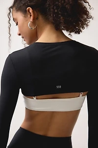 Splits59 Amelia Airweight Lite Long Sleeve Shrug Top