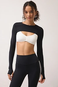 Splits59 Amelia Airweight Lite Long Sleeve Shrug Top