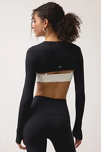 Splits59 Amelia Airweight Lite Long Sleeve Shrug Top