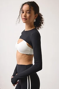 Splits59 Amelia Airweight Lite Long Sleeve Shrug Top