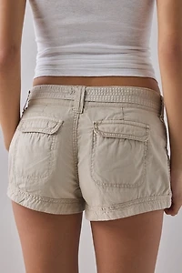 BDG Redwood Utility Tie-Waist Micro Short