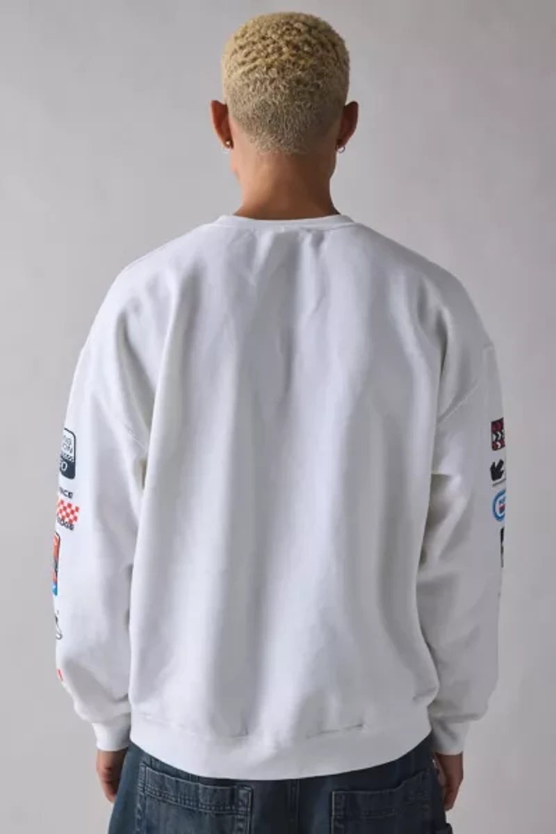 F1 Racing Stripe Flea Market Crew Neck Sweatshirt