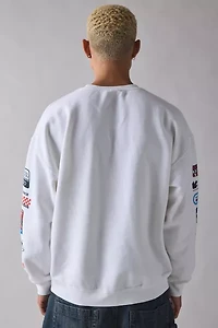 F1 Racing Stripe Flea Market Crew Neck Sweatshirt