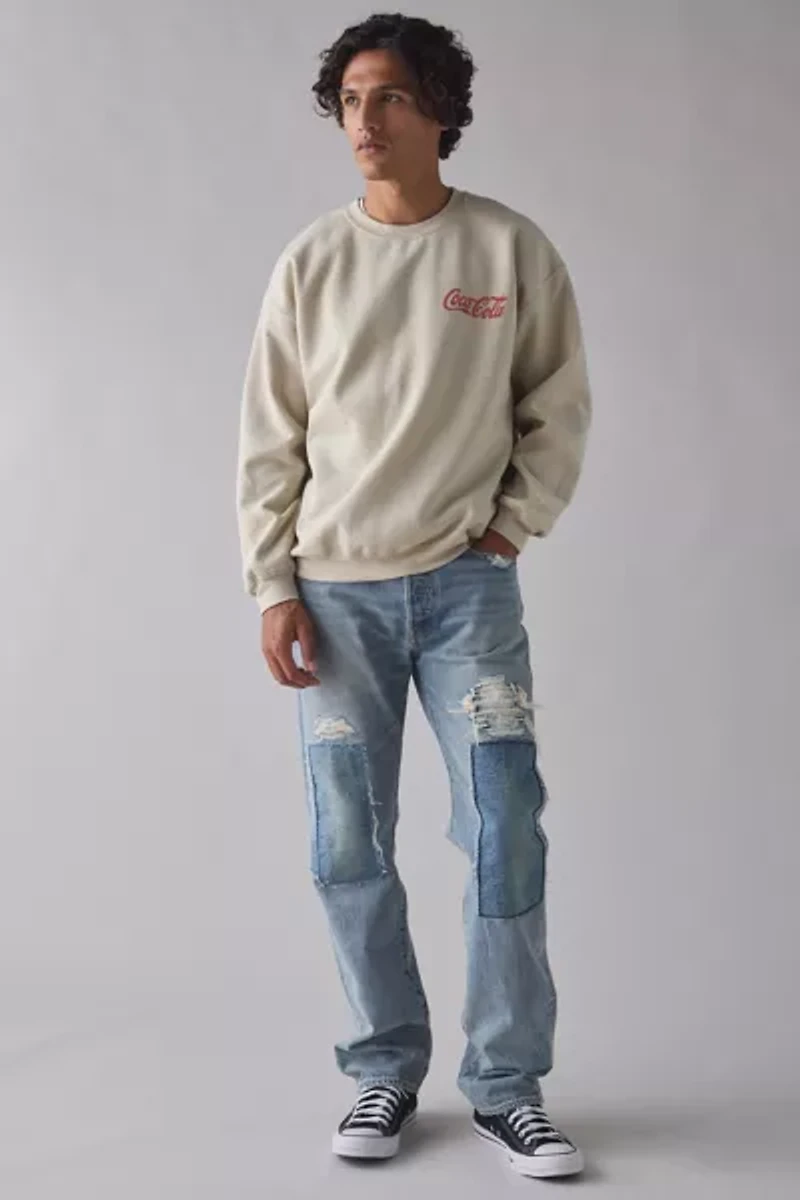 Coca-Cola Life Tastes Good Graphic Crew Neck Sweatshirt