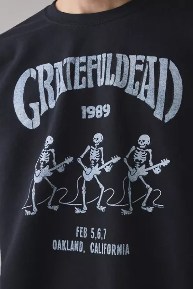 Grateful Dead 1989 Graphic Crew Neck Sweatshirt