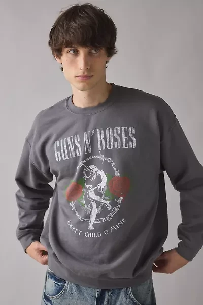 Guns N’ Roses Sweet Child O’ Mine Graphic Crew Neck Sweatshirt