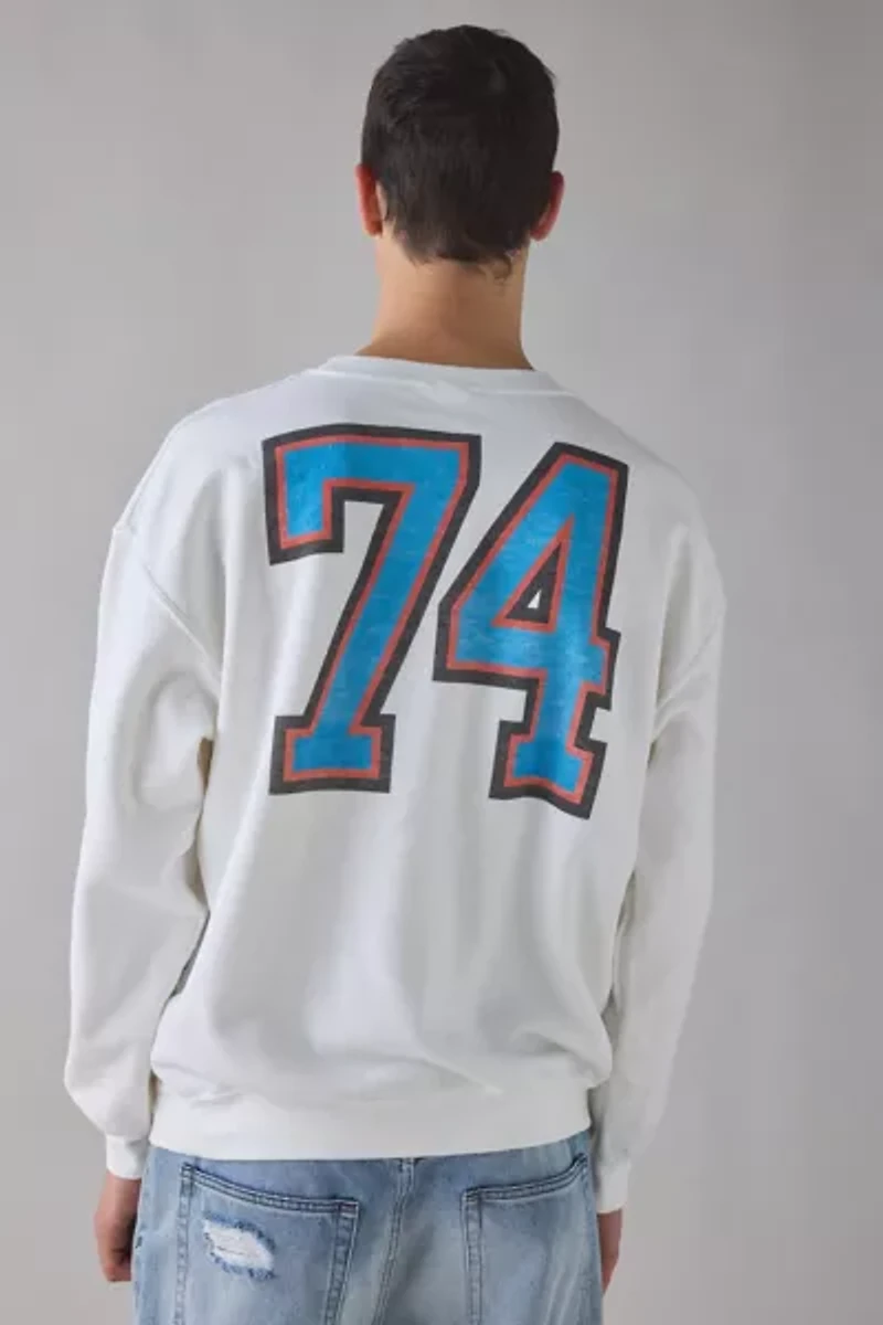 Grateful Dead Helmet Graphic Crew Neck Sweatshirt