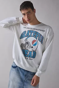 Grateful Dead Helmet Graphic Crew Neck Sweatshirt