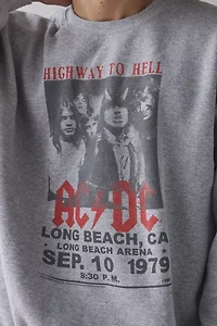 AC/DC Highway To Hell Tour Graphic Crew Neck Sweatshirt