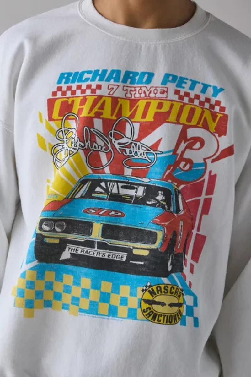 Richard Petty 7-Time Champ Racing Graphic Crew Neck Sweatshirt