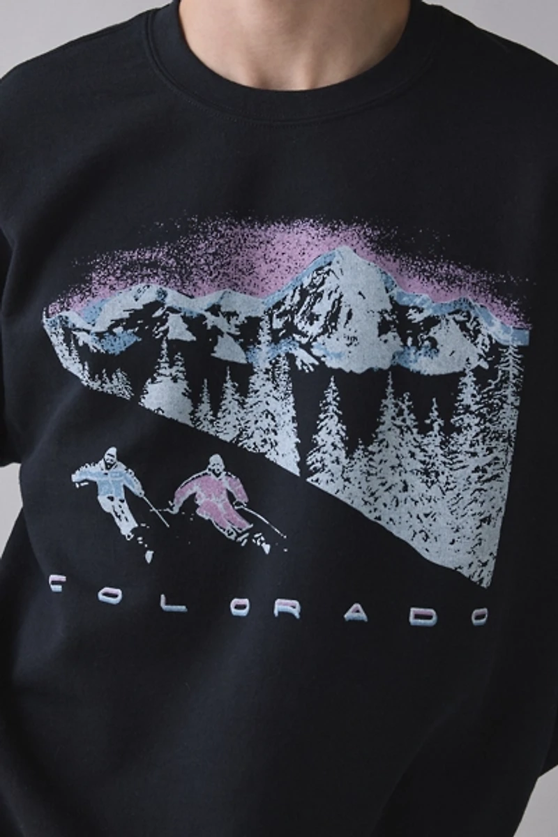 Colorado Graphic Crew Neck Sweatshirt