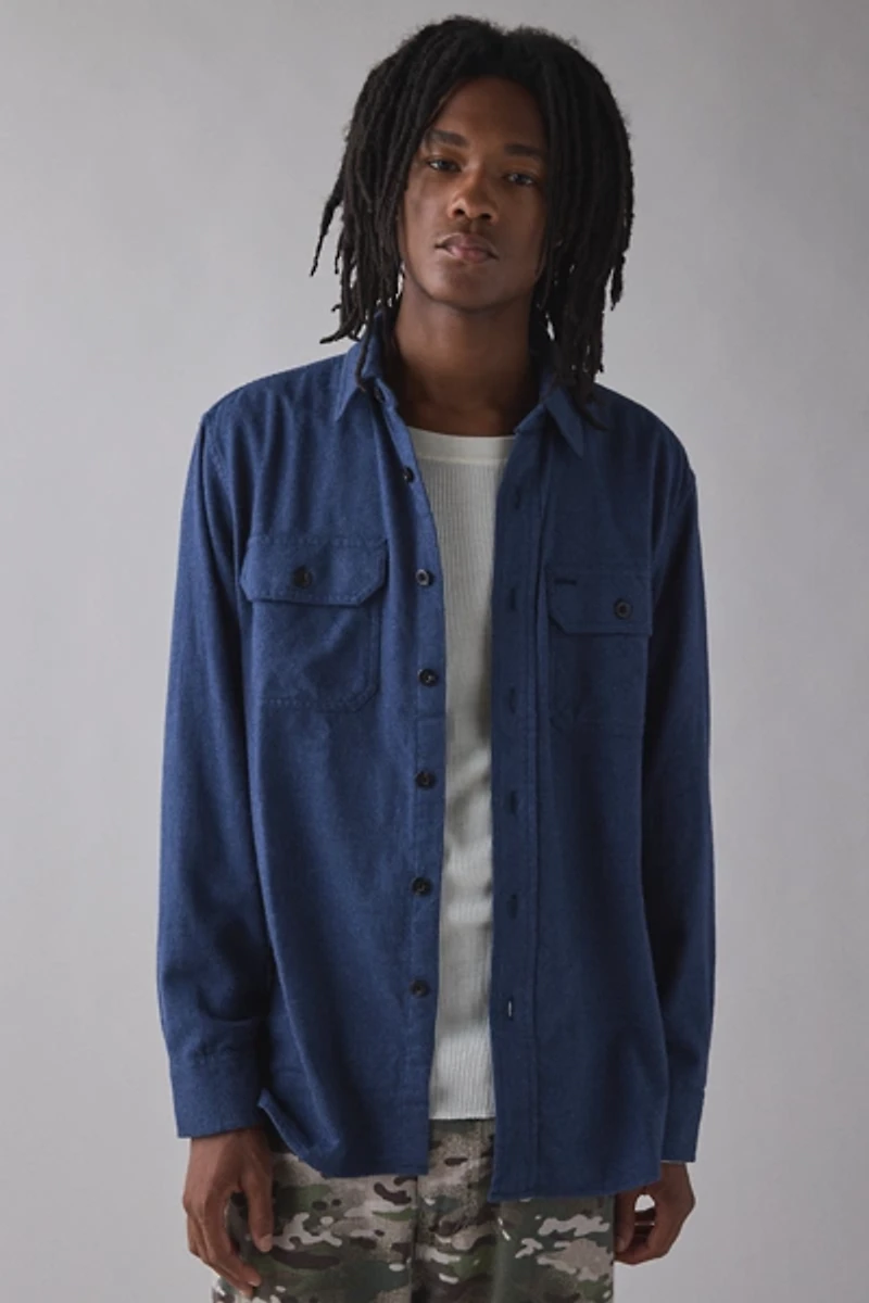 Pendleton Burnside Solid Flannel Long Sleeve Shirt