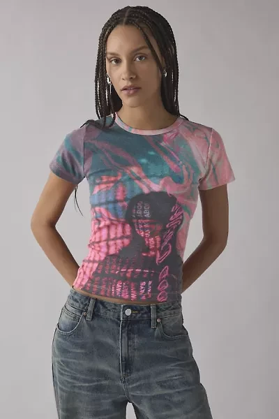 Neon Photoreal Graphic Baby Tee