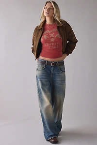 Dallas Texas Players Club Graphic Baby Tee