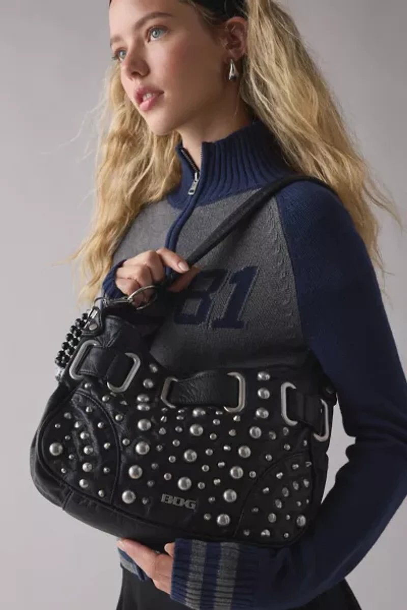 BDG Sonny Studded Hobo Bag