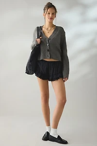 Kimchi Blue Sedona Lace Trim Ruffle Micro Short