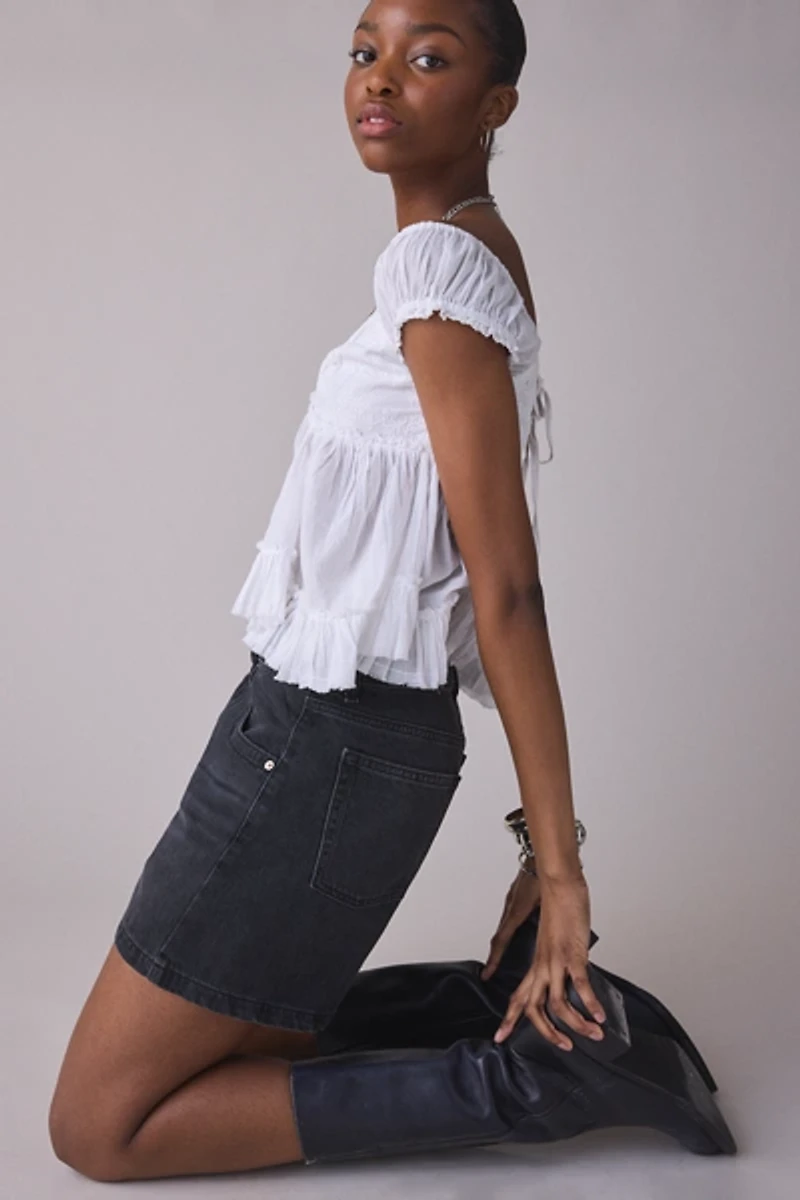 BDG Indie Mid-Rise Denim Shorts