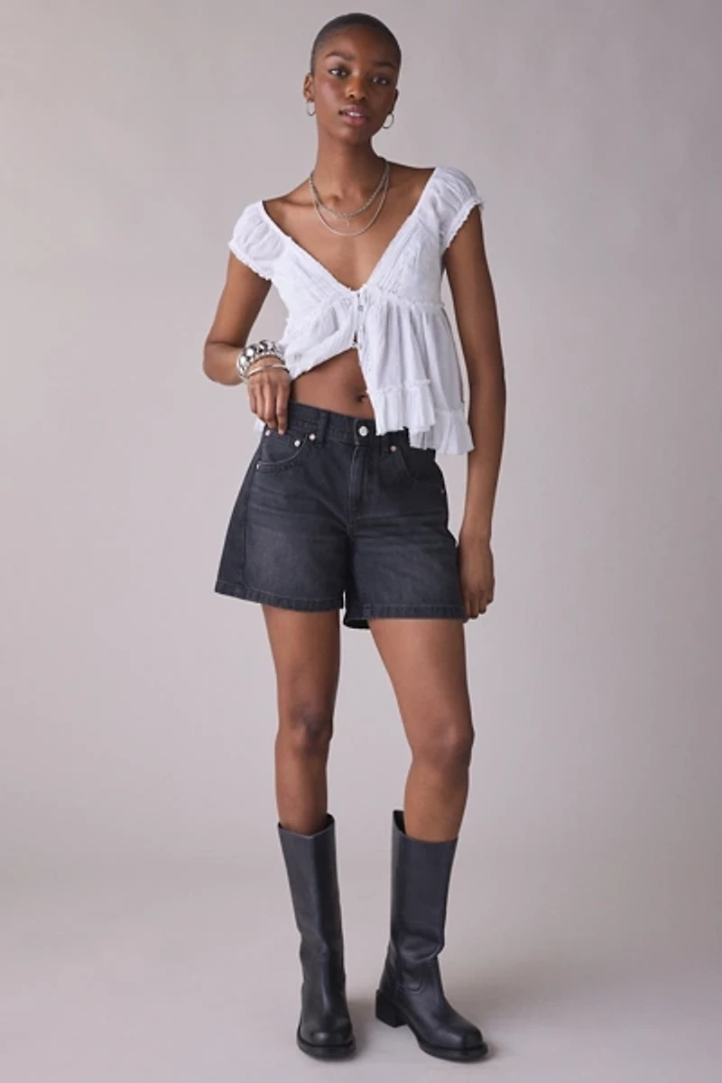 BDG Indie Mid-Rise Denim Shorts