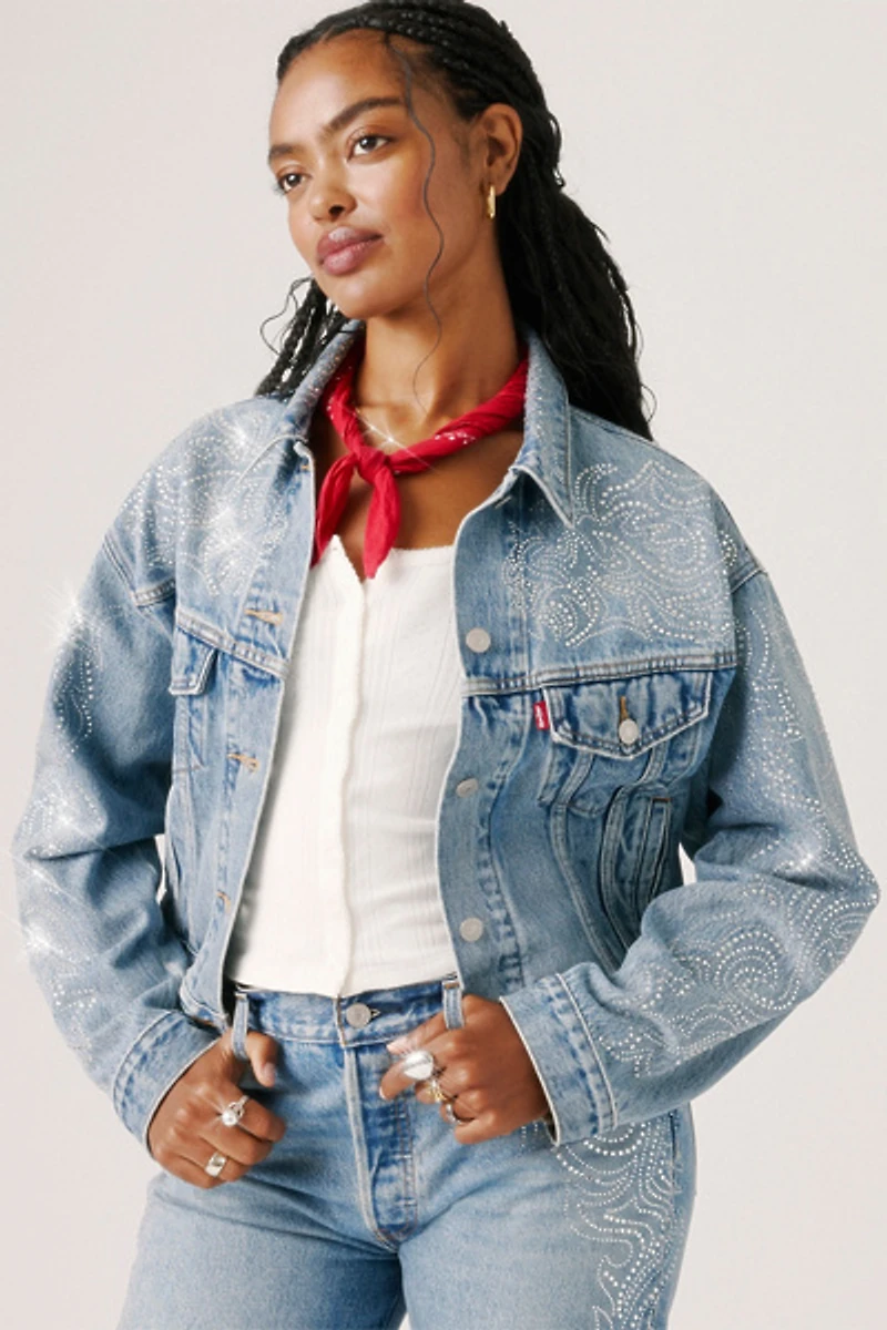 BEYONCÉ X LEVI’S® ‘90s Shrunken Trucker Denim Jacket