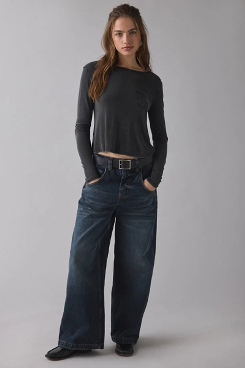 BDG Bowery Harper Jersey Knit Long Sleeve Tee