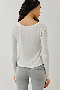 BDG Bowery Harper Jersey Knit Long Sleeve Tee