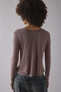 BDG Bowery Harper Jersey Knit Long Sleeve Tee