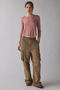 BDG Bowery Harper Jersey Knit Long Sleeve Tee