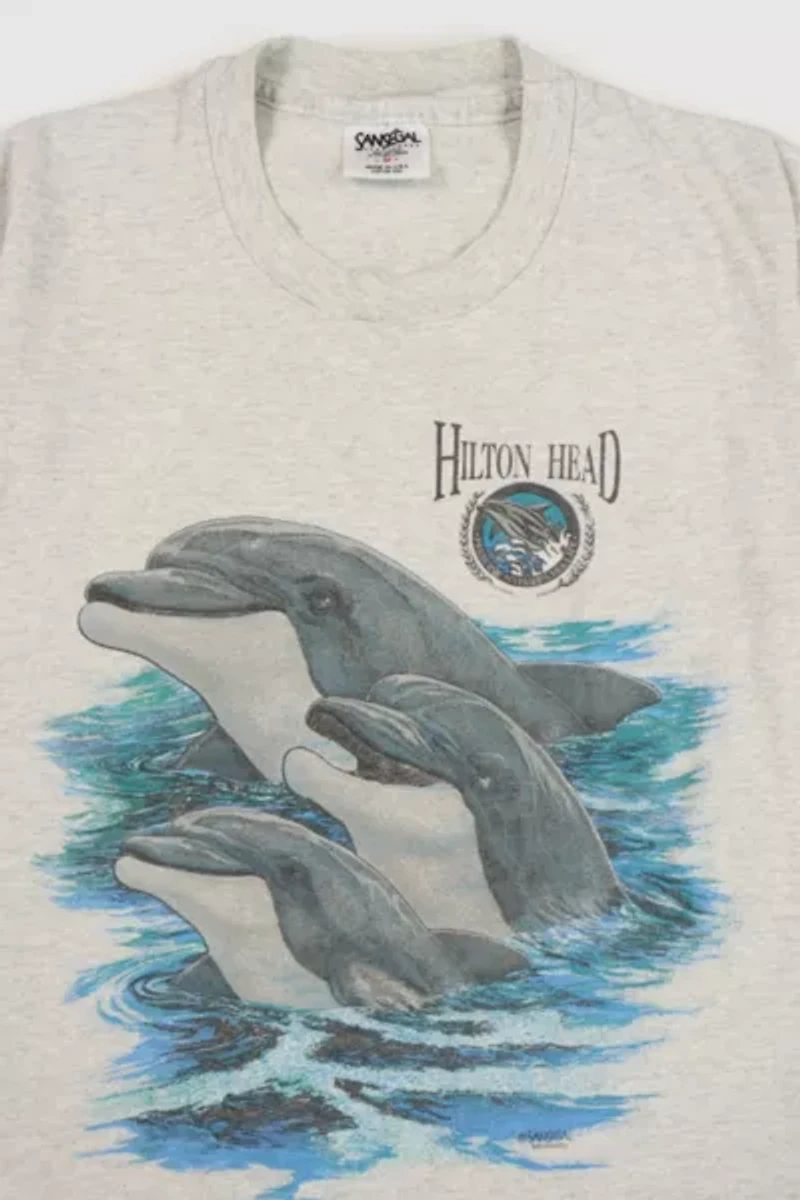 Vintage Hilton Head Dolphins Tee