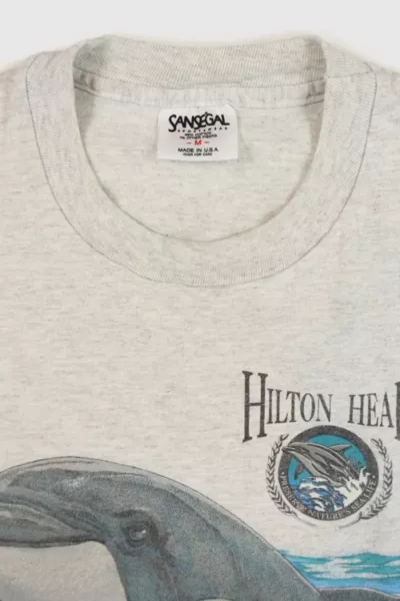 Vintage Hilton Head Dolphins Tee