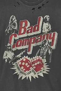 Bad Company Tour Graphic Distressed Tee