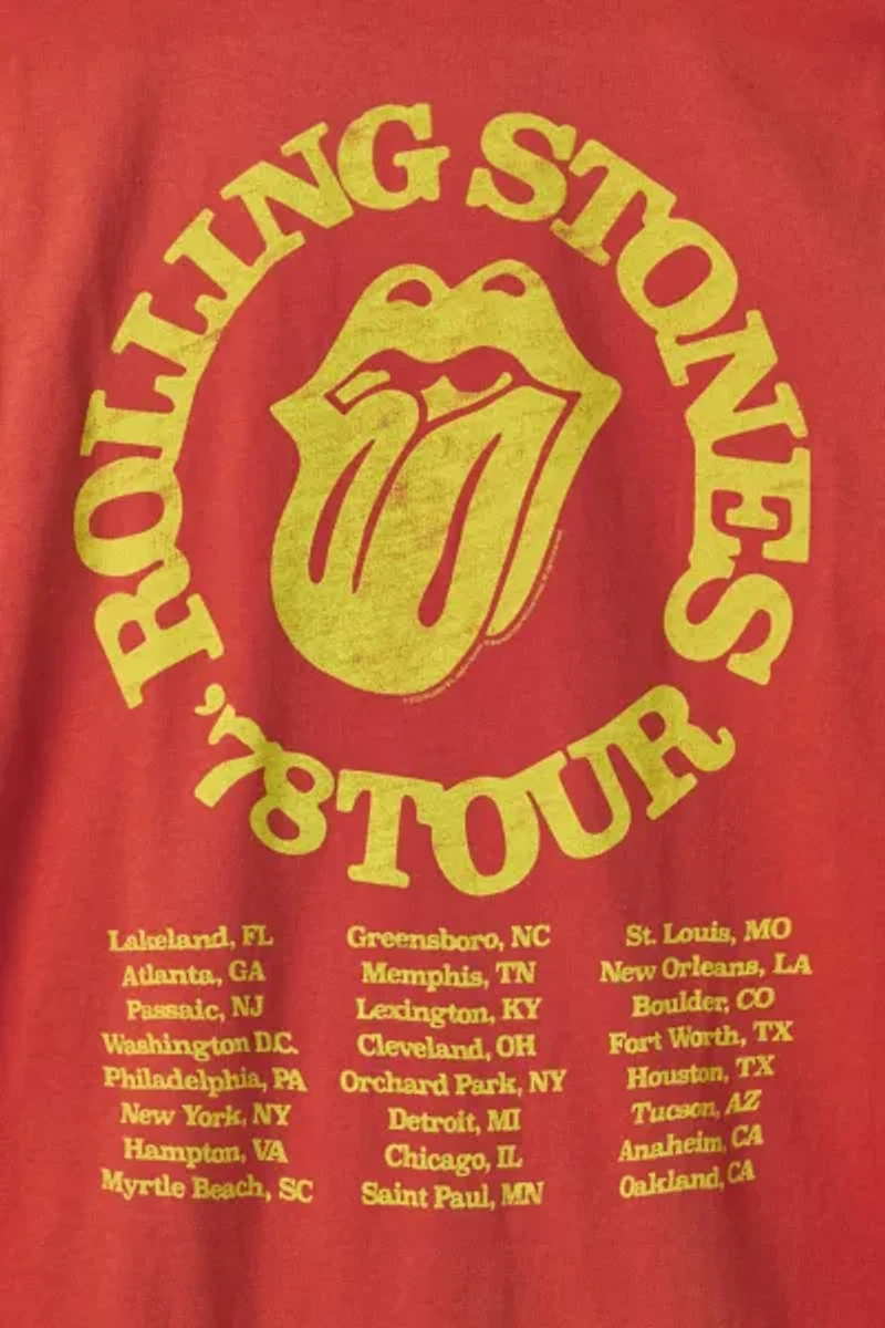 The Rolling Stones '78 Tour Graphic Tee