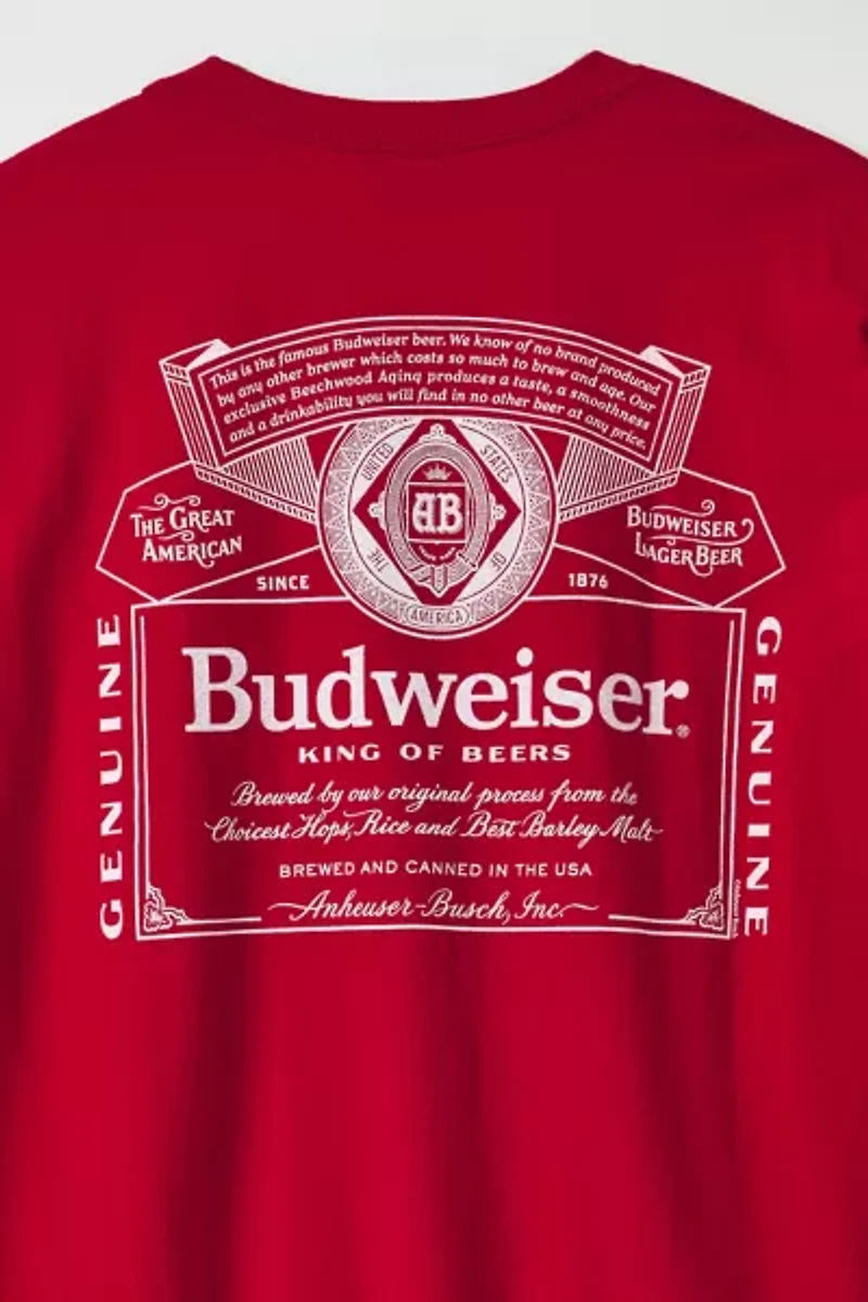 Budweiser Label Graphic Tee