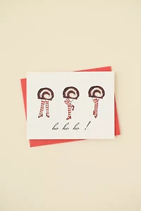 ILOOTPAPERIE Ho Ho Ho Cake Holiday Greeting Card