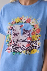 Montpellier Animal Friends Graphic Oversized Tee