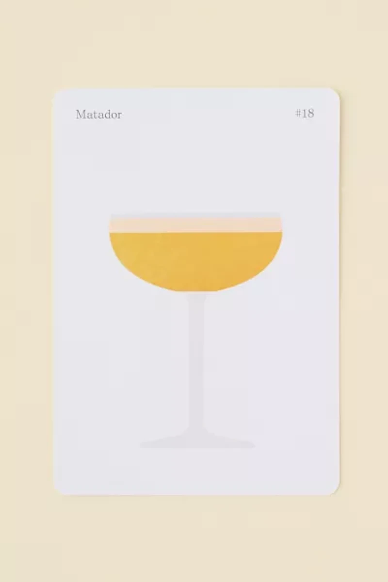 The Cocktail Cabinet: Tequila Recipe Card Set