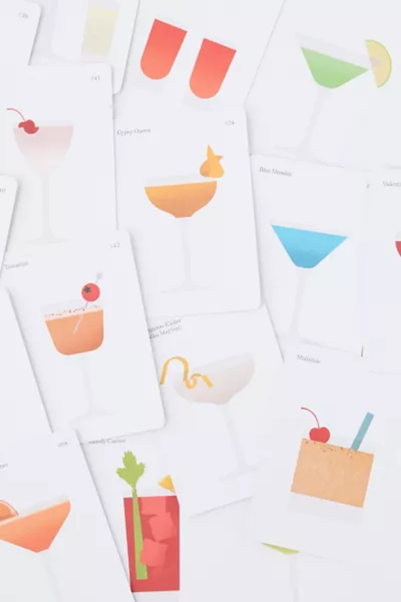 The Cocktail Cabinet: Vodka Recipe Card Set