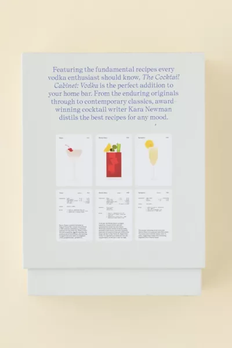 The Cocktail Cabinet: Vodka Recipe Card Set