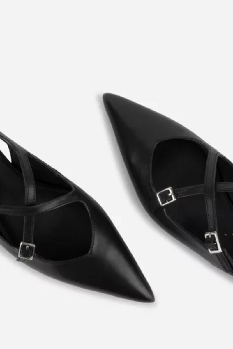 Intentionally Blank Jax Slingback Kitten Heel