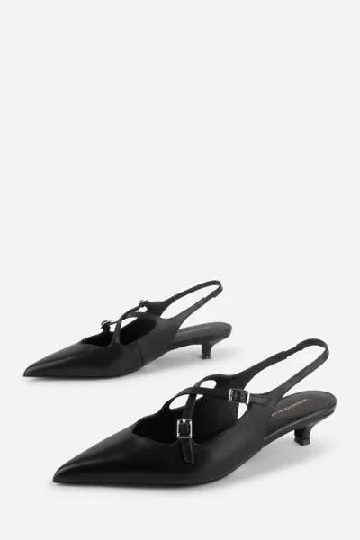 Intentionally Blank Jax Slingback Kitten Heel