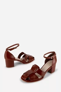 Intentionally Blank April Leather Fisherman Heel