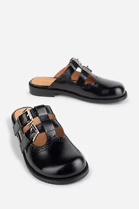 Intentionally Blank Varsity Brogue Mary Jane Mule