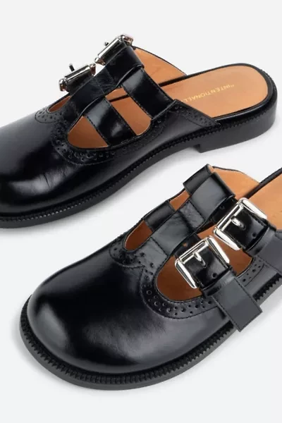 Intentionally Blank Varsity Brogue Mary Jane Mule