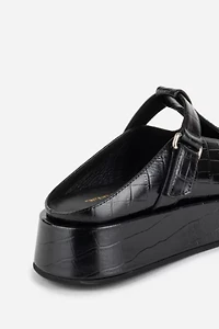 Intentionally Blank Reception Mary Jane Platform Mule