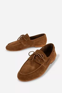 Intentionally Blank Pixie Boat Shoe