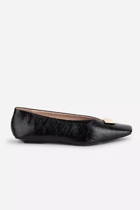 Intentionally Blank Celda Crinkle Ballet Flat