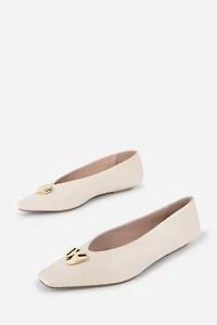 Intentionally Blank Celda Crinkle Ballet Flat