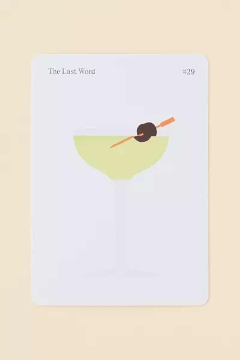 The Cocktail Cabinet: Gin Recipe Card Set