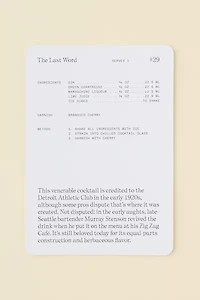 The Cocktail Cabinet: Gin Recipe Card Set